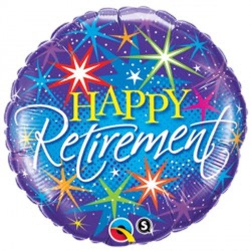 Buy And Send Happy Retirement 18 inch Foil Balloon
